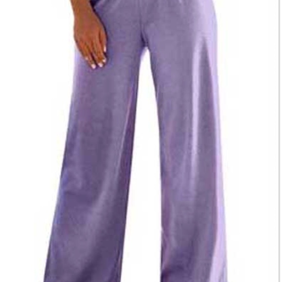 WIDE LEG PANTS, TAG ON, PLUS 5X, SOFT GRAPE, NEW NEVER OPENED IN ORIGINAL BAG, - Picture 1 of 1